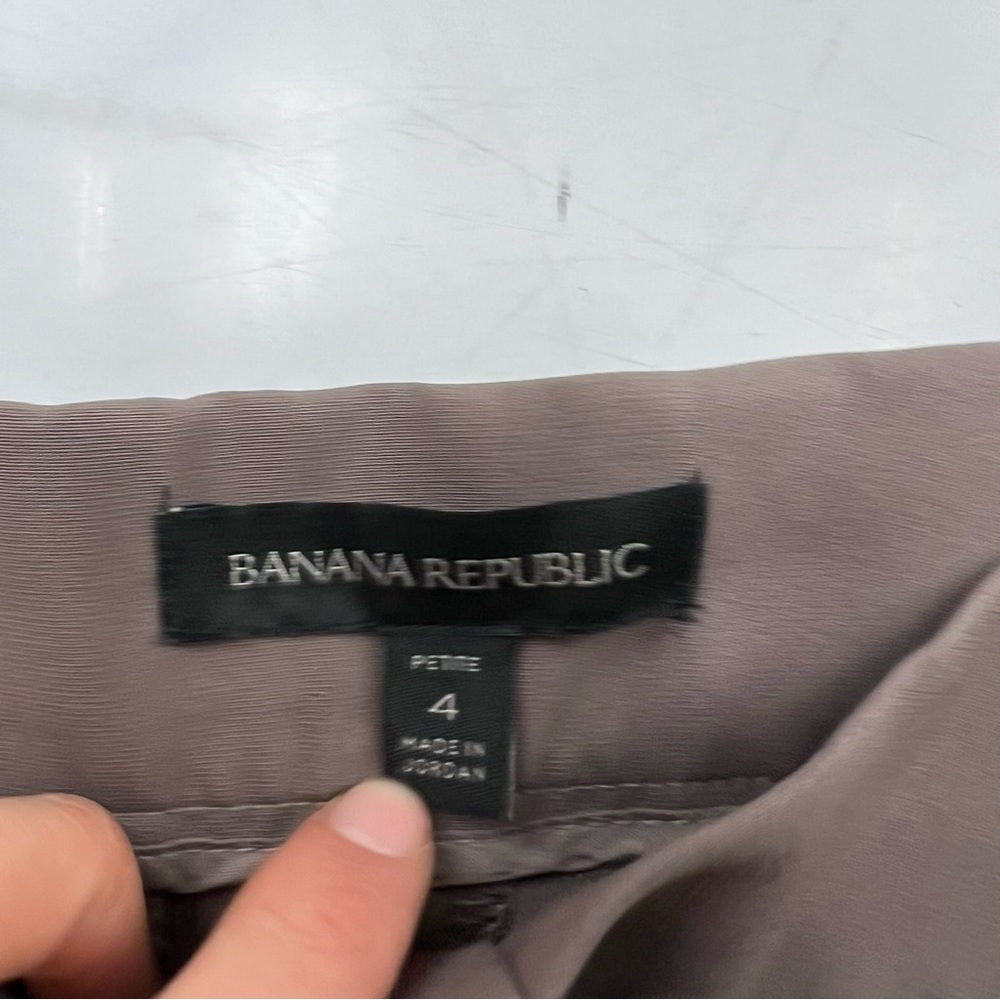 Banana Republic women’s brown petite shorts p4 L98-2 - Picture 5 of 6